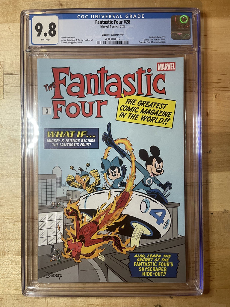 FANTASTIC FOUR 28 DIPPOLITO VARIANT CGC 9.8 Marvel Comics 2025