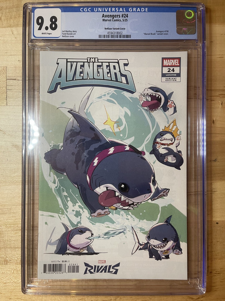 AVENGERS 24 NEATEASE RIVALS VARIANT CGC 9.8 Marvel Comics 2025