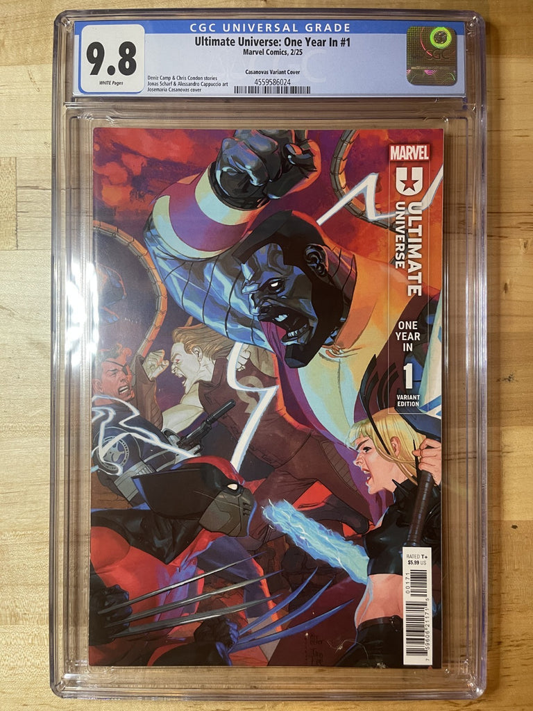 ULTIMATE UNIVERSE ONE YEAR IN 1 CASANOVAS VARIANT CGC 9.8 Marvel Comics 2024