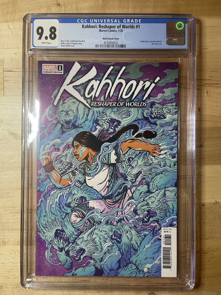 KAHHORI RESHAPER OF WORLDS 1 WOLF VARIANT CGC 9.8 Marvel Comics 2024
