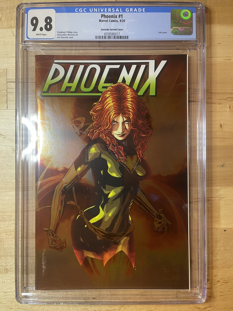 PHOENIX 1 QUESADA FOIL VARIANT CGC 9.8 Marvel Comics 2024