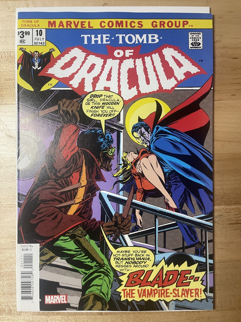 TOMB OF DRACULA 10 FACSIMILE EDITION MARVEL COMICS 2019