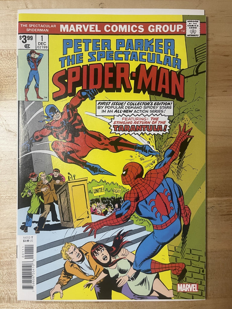 PETER PARKER SPECTACULAR SPIDER-MAN 1 FACSIMILE EDITION MARVEL COMICS 2022