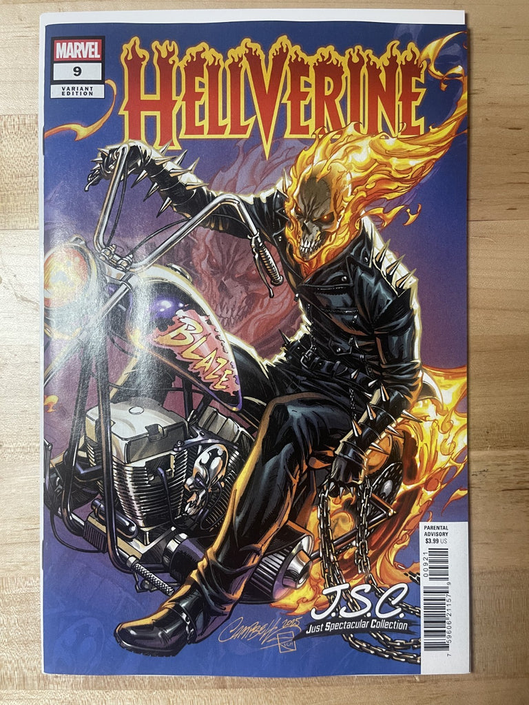 HELLVERINE 9 J SCOTT CAMPBELL JUST SPECTACULAR VARIANT MARVEL COMICS 2025