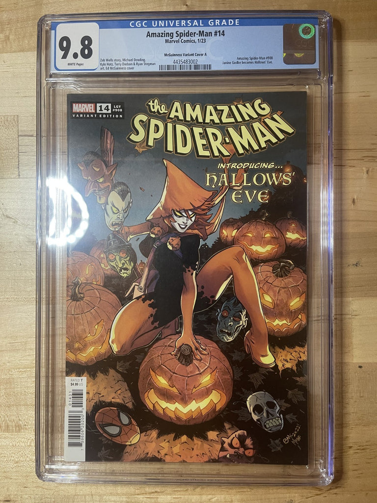 AMAZING SPIDER-MAN 14 ED MCGUINNESS VARIANT CGC 9.8 Marvel Comics 2023