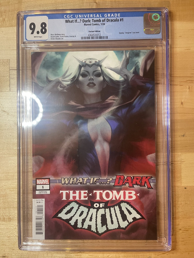 WHAT IF TOMB OF DRACULA 1 ARTGERM VARIANT CGC 9.8 Marvel Comics 2024