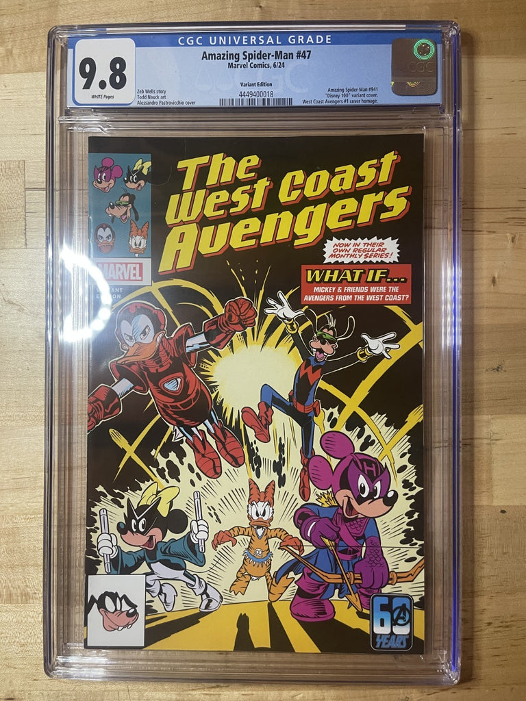 AMAZING SPIDER-MAN 47 PASTROVICCHIO  VARIANT CGC 9.8 Marvel Comics 2024