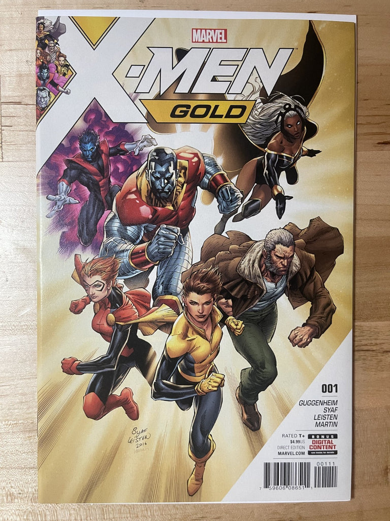 X-MEN GOLD 1 RECALLED COPY MARVEL COMICS 2017