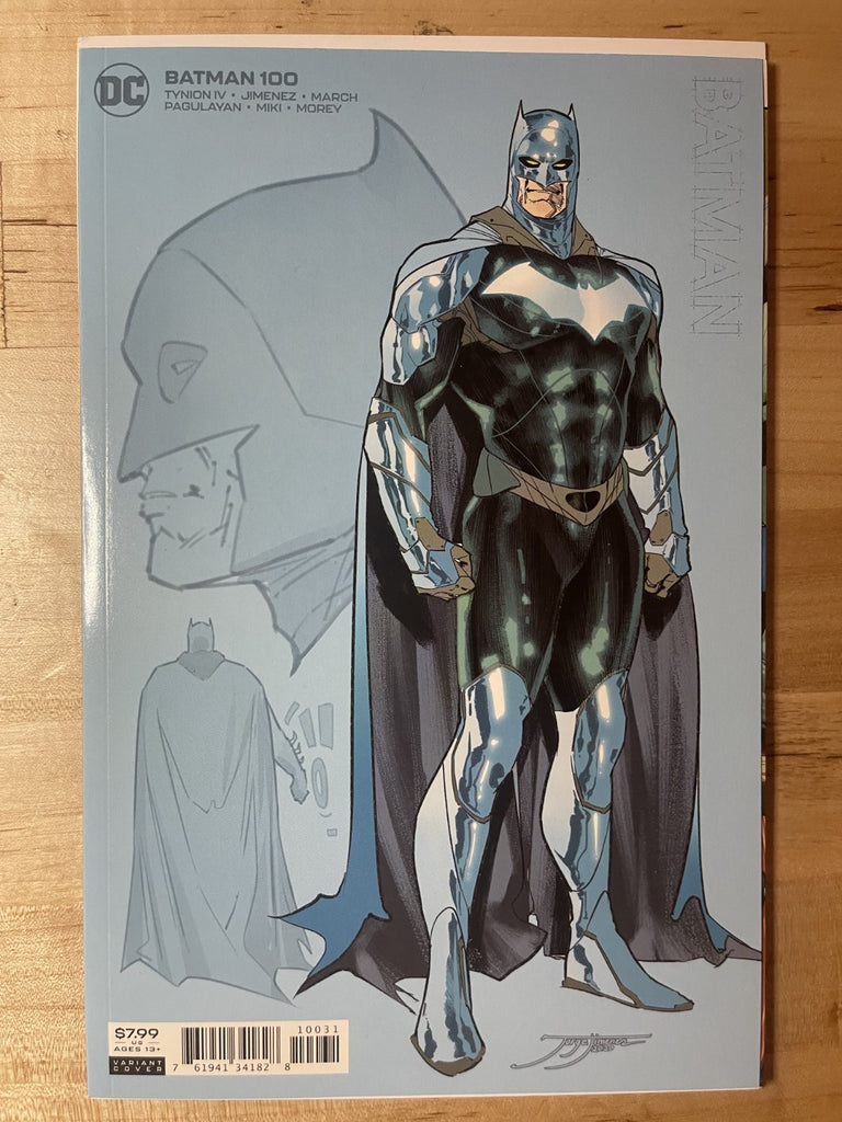 BATMAN 100 JIMENEZ 1:25 DESIGN VARIANT DC COMICS 2020