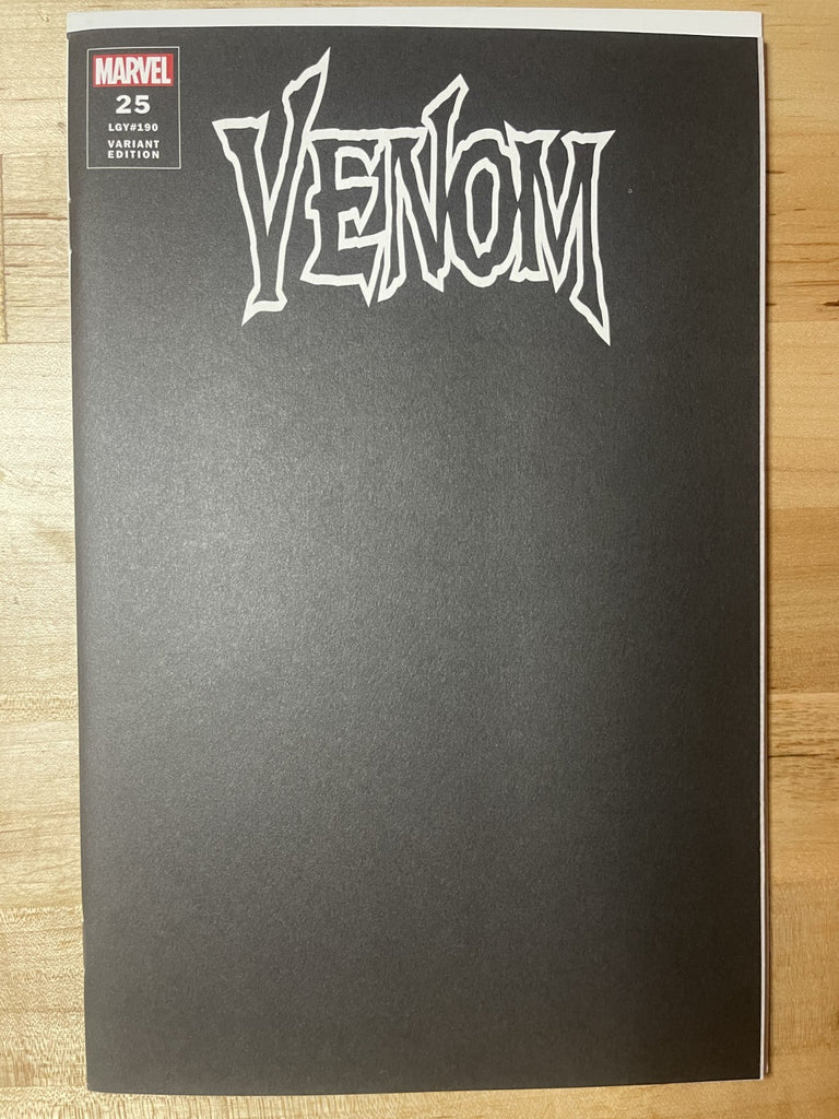 VENOM 25 BLACK BLANK SKETCH VARIANT MARVEL COMICS 2020