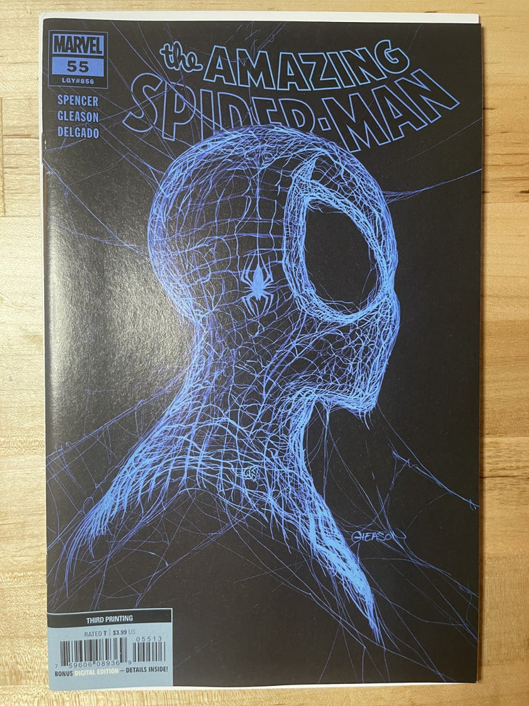 AMAZING SPIDER-MAN 55 GLEASON BLUE WEBHEAD THIRD PRINT VARIANT MARVEL 2021