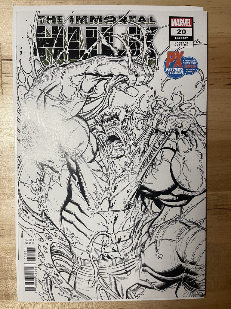 IMMORTAL HULK 20 2019 SDCC PX VARIANT MARVEL COMICS