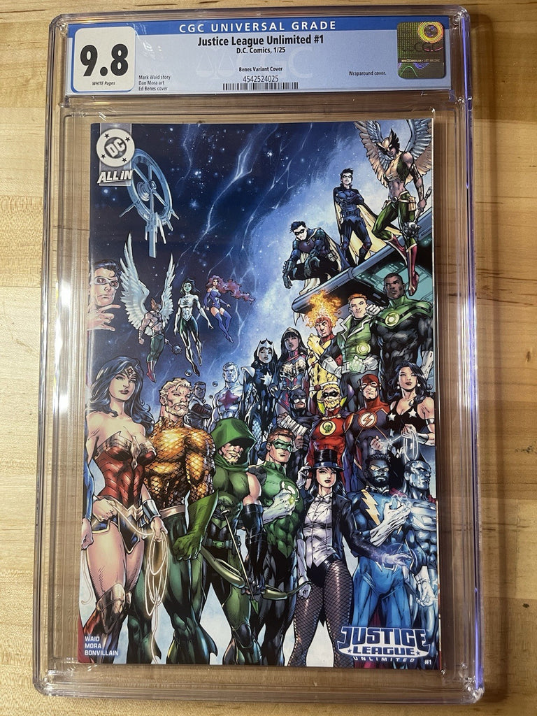 JUSTICE LEAGUE UNLINITED 1 BENES VARIANT CGC 9.8 DC Comics 2025