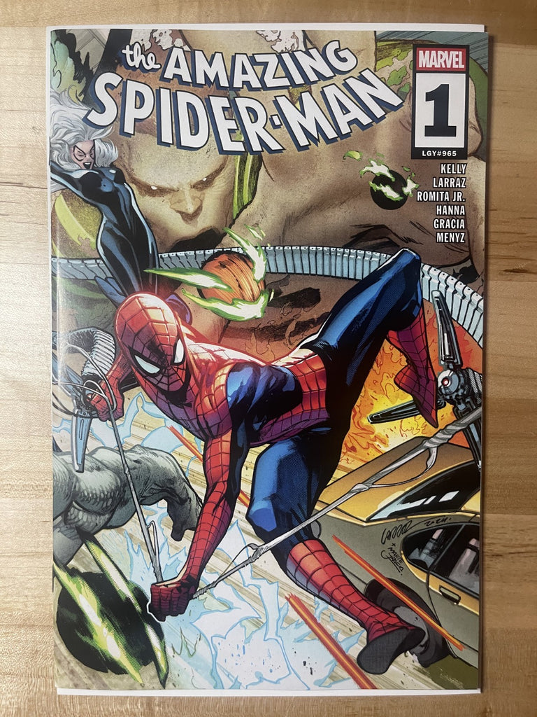 AMAZING SPIDER-MAN 1 COVER A PEPE LARRAZ MARVEL COMICS 2025