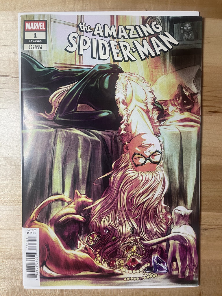 AMAZING SPIDER-MAN 70 NIMIT MALAVIA VARIANT MARVEL COMICS 2025 BLACK CAT
