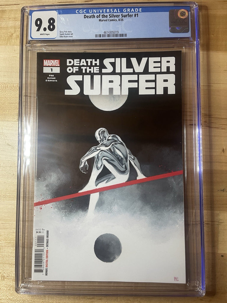 DEATH OF SILVER SURFER 1 COVER A CGC 9.8 Marvel Comics 2025