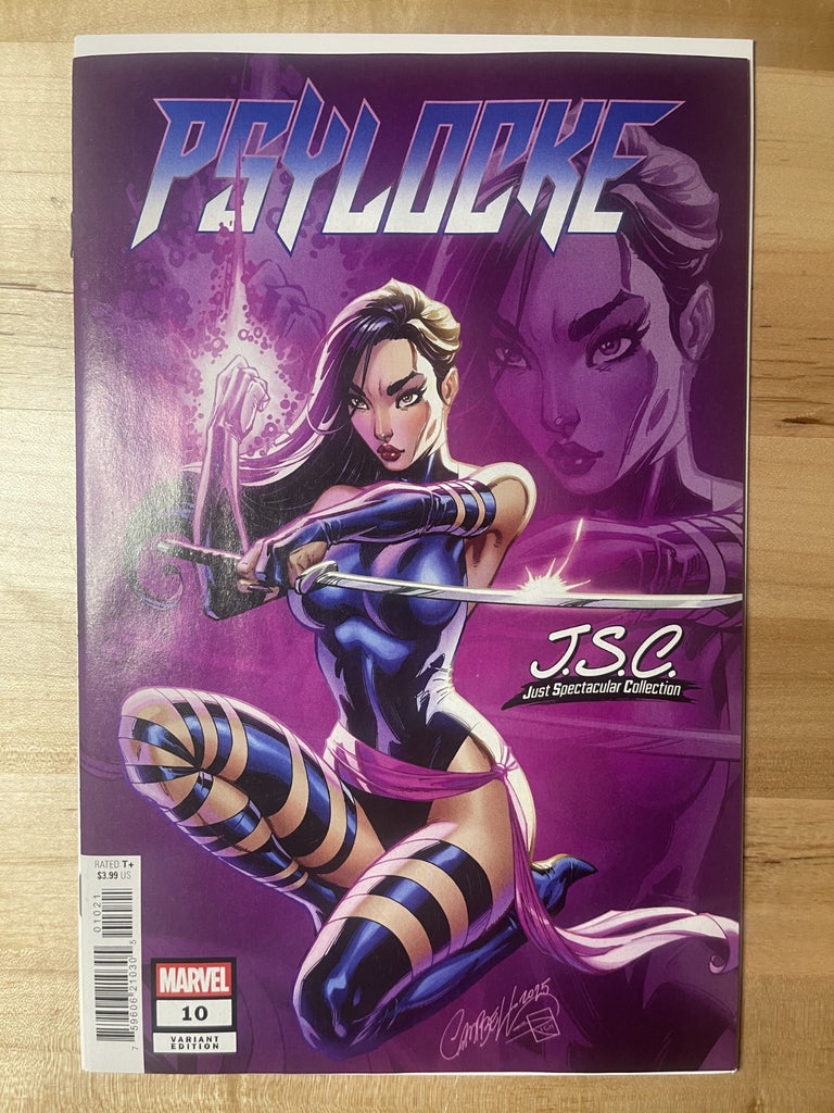 PSYLOCKE 10 J. SCOTT CAMPBELL JUST SPECTACULAR COLLECTION VARIANT MARVEL 2025