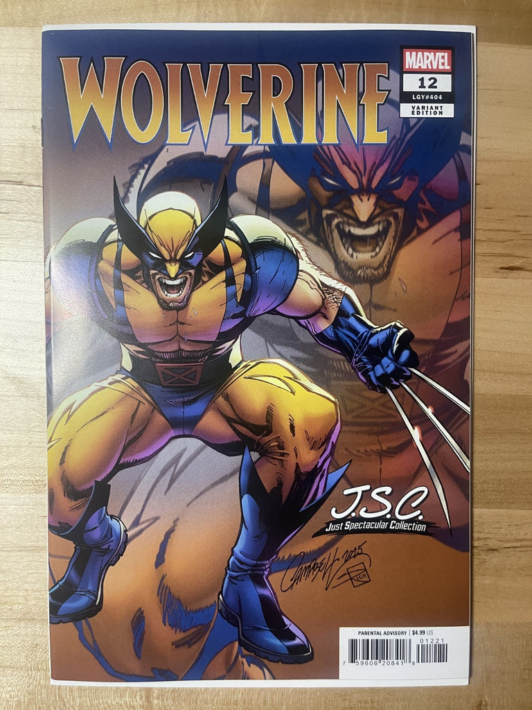 WOLVERINE 12 J. SCOTT CAMPBELL JUST SPECTACULAR COLLECTION VARIANT MARVEL 2025