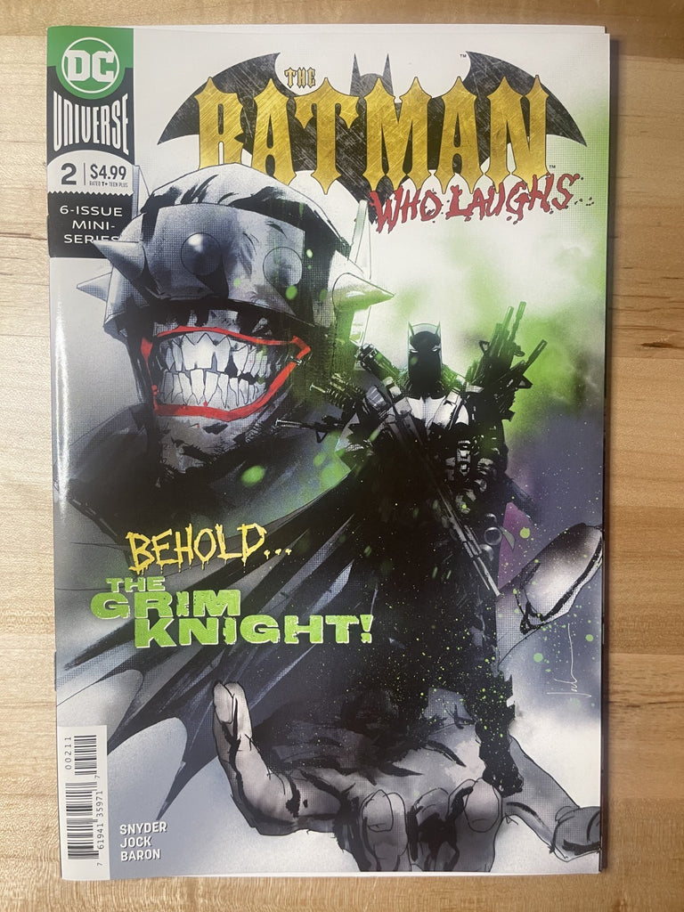 BATMAN WHO LAUGHS 2 COVER A JOCK DC COMICS 2019