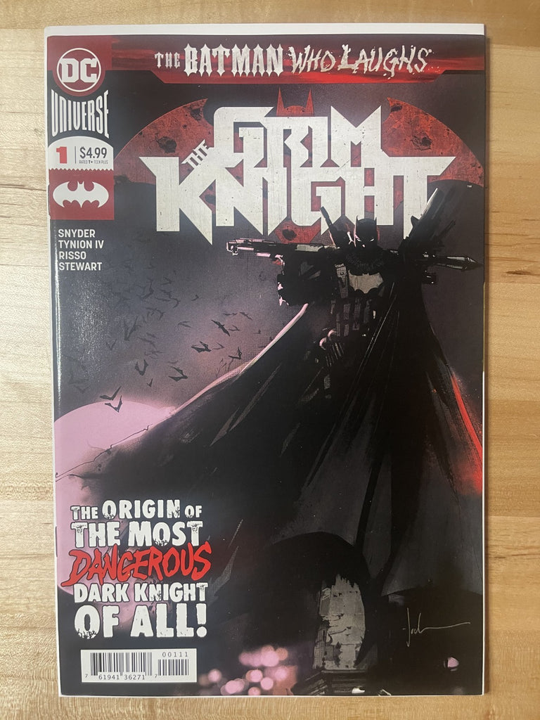 BATMAN WHO LAUGHS GRIM KNIGHT 1 COVER A JOCK DC COMICS 2019
