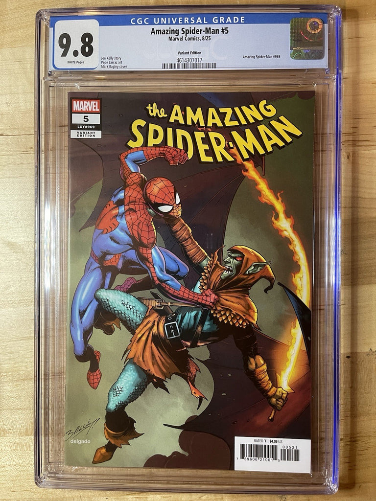 AMAZING SPIDER-MAN 5 MARK BAGLEY VARIANT CGC 9.8 Marvel Comics 2025
