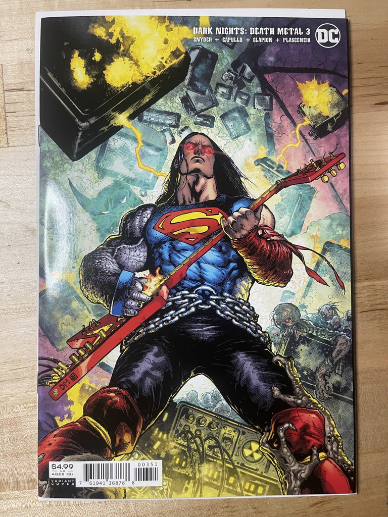 DARK NIGHTS DEATH METAL 3 MAHNKE 1:25 VARIANT DC COMICS 2019