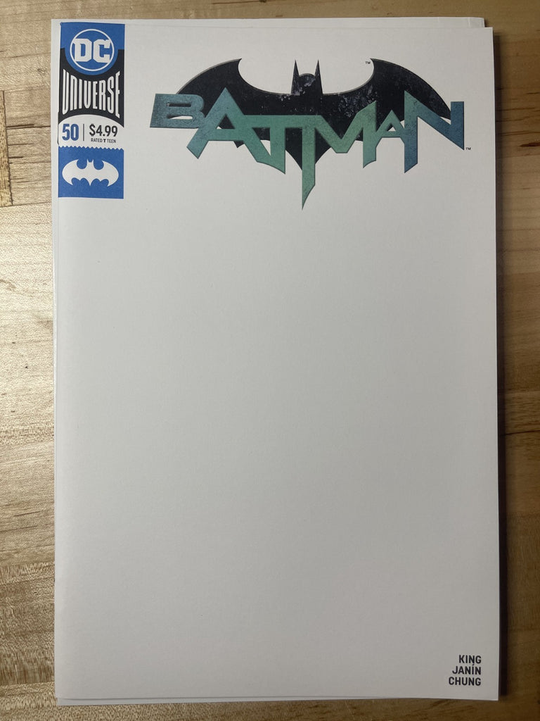BATMAN 50 BLANK SKETCH VARIANT DC COMICS 2018 TOM KING