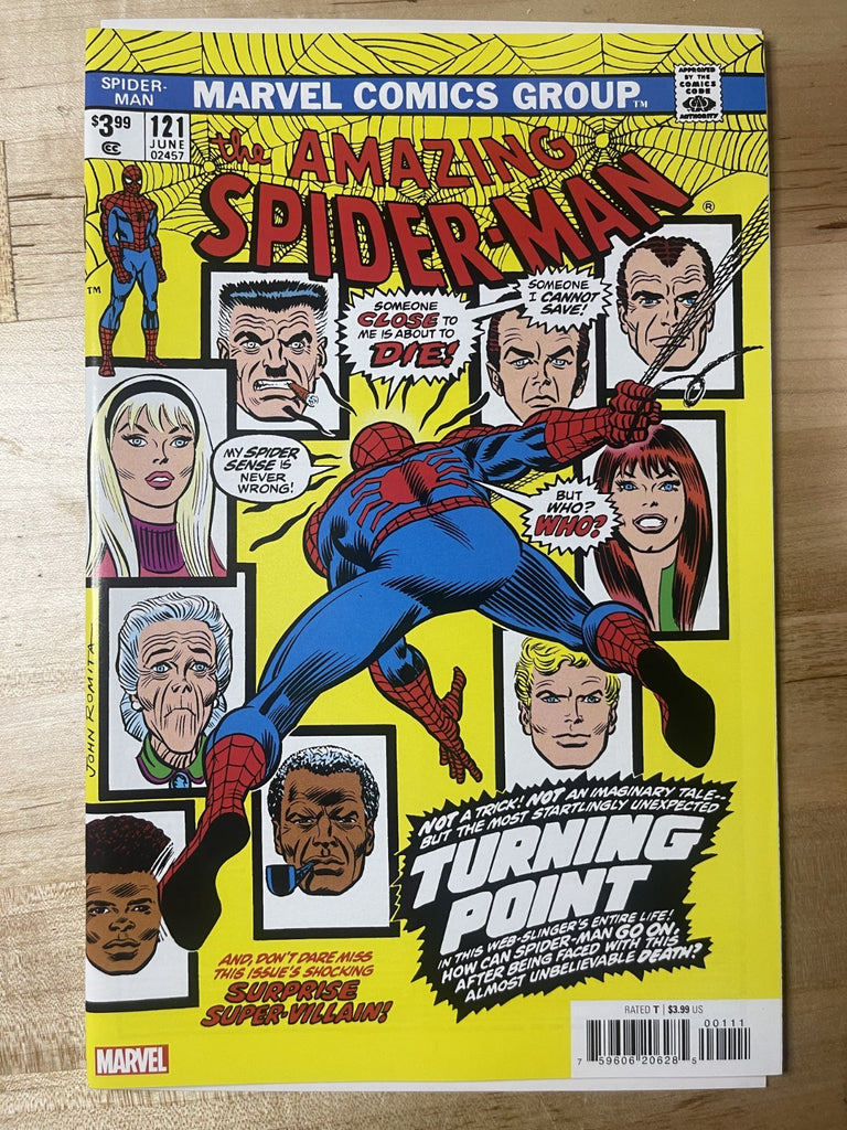 AMAZING SPIDER-MAN 121 FACSIMILE EDITION MARVEL COMICS 2023