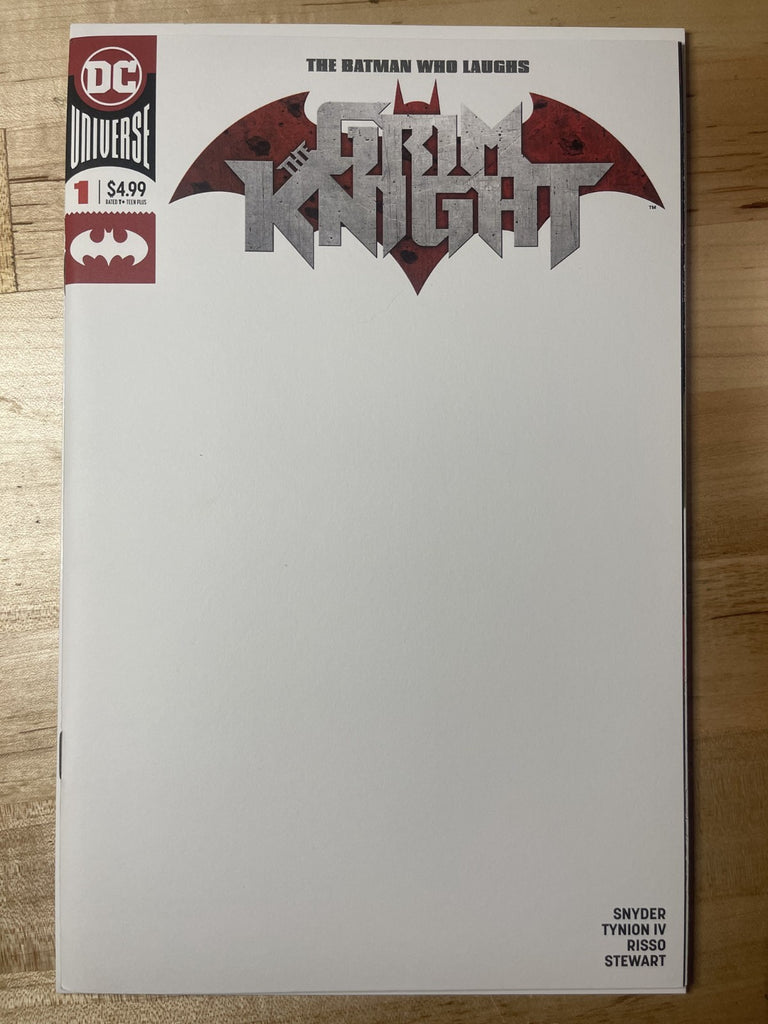 BATMAN WHO LAUGHS GRIM KNIGHT 1 BLANK SKETCH VARIANT DC COMICS 2019