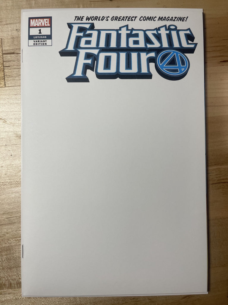 FANTASTIC FOUR 1 BLANK SKETCH VARIANT MARVEL COMICS 2018