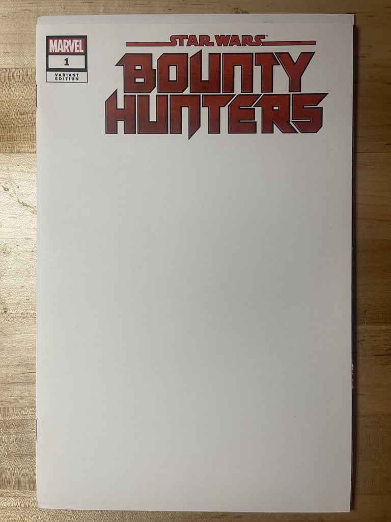 STAR WARS BOUNTY HUNTERS 1 BLANK SKETCH VARIANT MARVEL COMICS 2020
