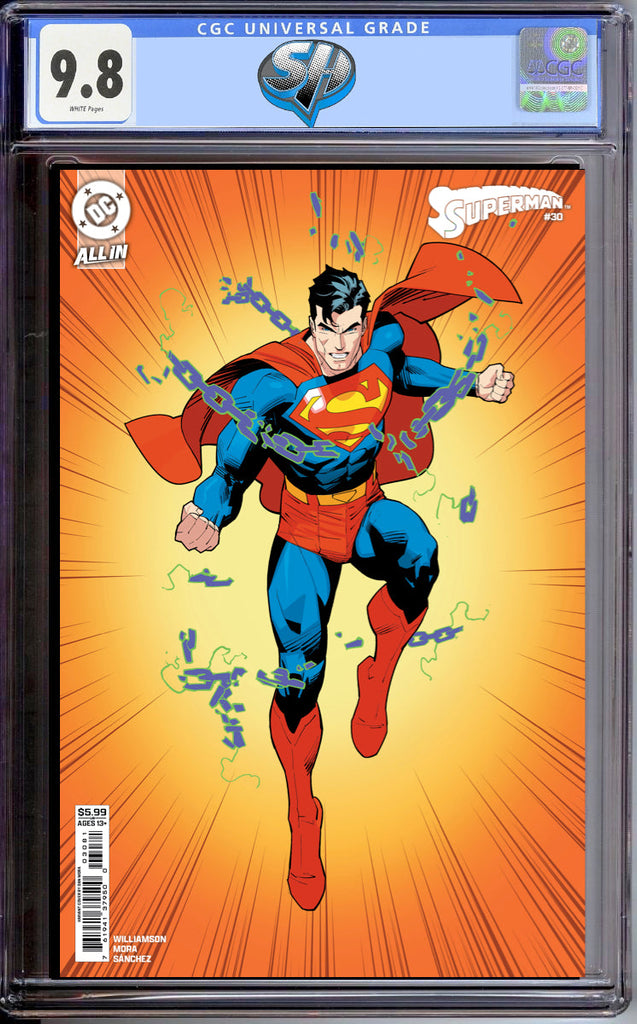 SUPERMAN 30 COVER H MORA CGC 9.8 Pre-Sale