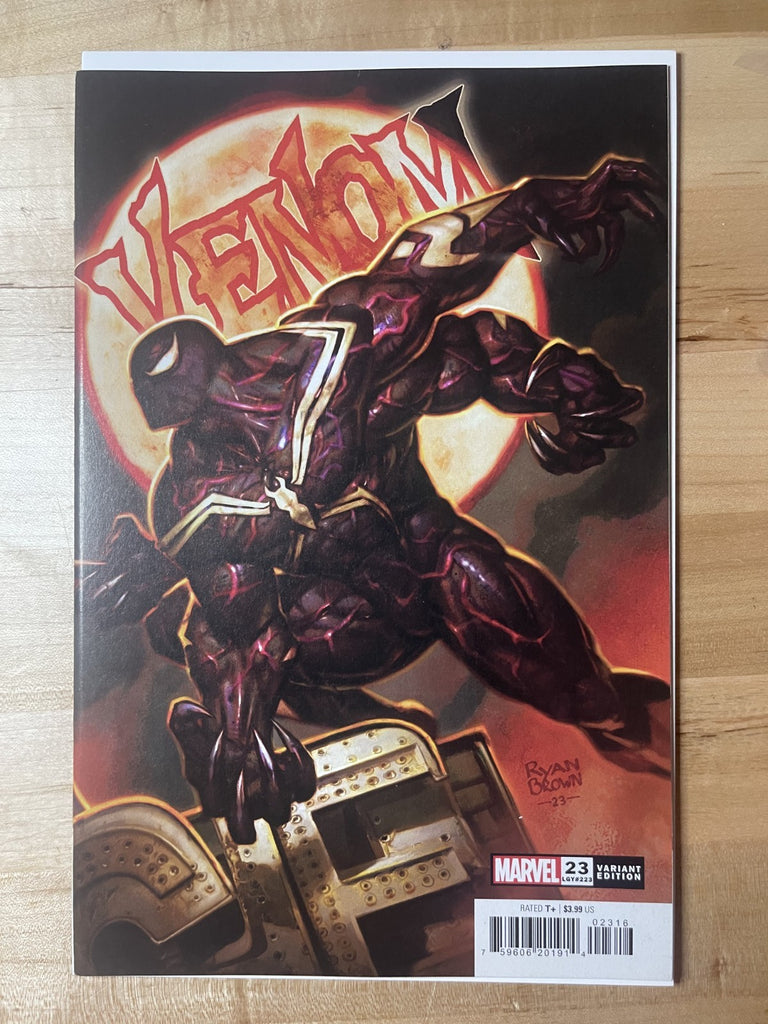 VENOM 23 RYAN BROWN 1:25 VARIANT MARVEL COMICS 2023