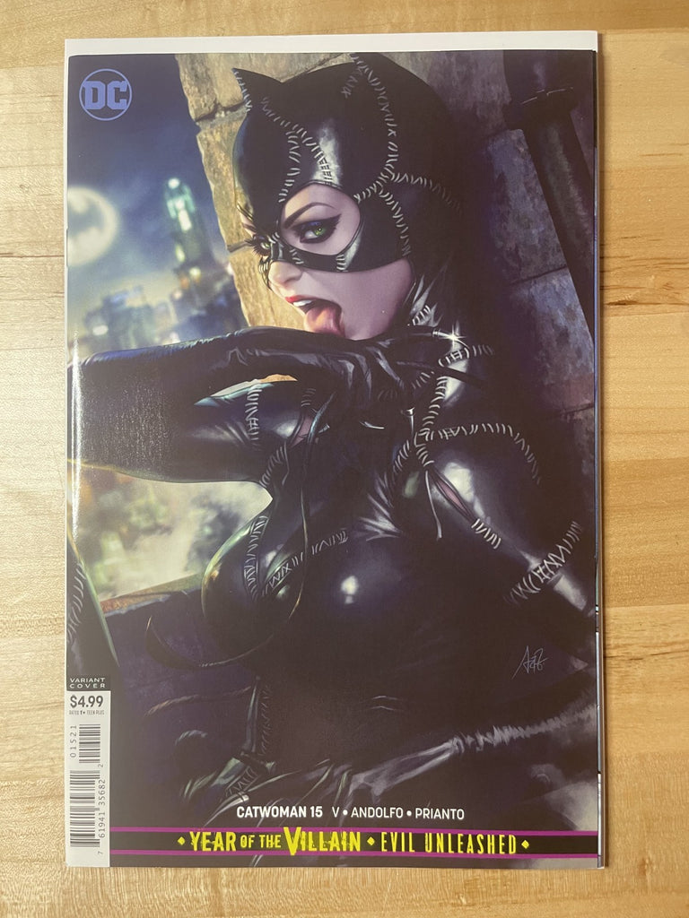 CATWOMAN 15 COVER B ARTGERM LAU DC COMICS 2019