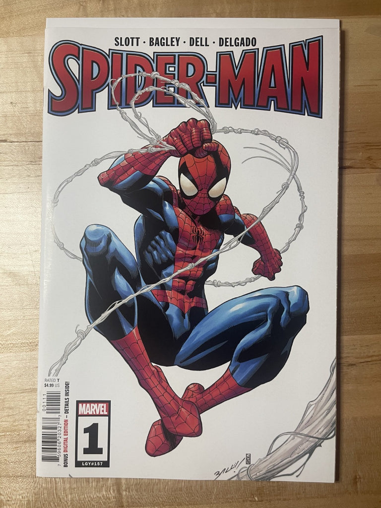 SPIDER-MAN 1 COVER A MARK BAGLEY MARVEL COMICS 2022