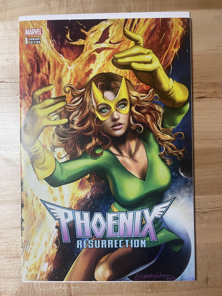 PHOENIX RESURRECTION 1 GREG HORN VARIANT MARVEL COMICS 2017