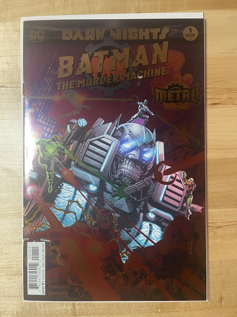 BATMAN MURDER MACHINE #1 COVER A FOIL FIRST PRINT DC COMICS 2017