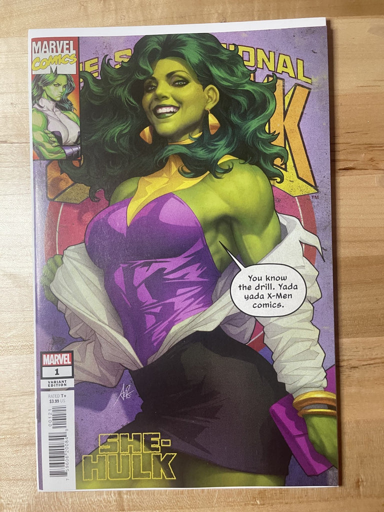SHE-HULK 1 STANLEY ARTGERM LAU VARIANT COVER MARVEL COMICS 2022