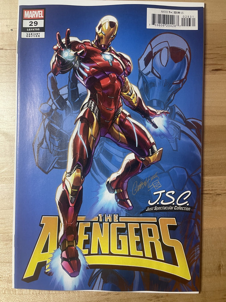 AVENGERS 29 J. SCOTT CAMPBELL JUST SPECTACULAR VARIANT MARVEL COMICS 2025