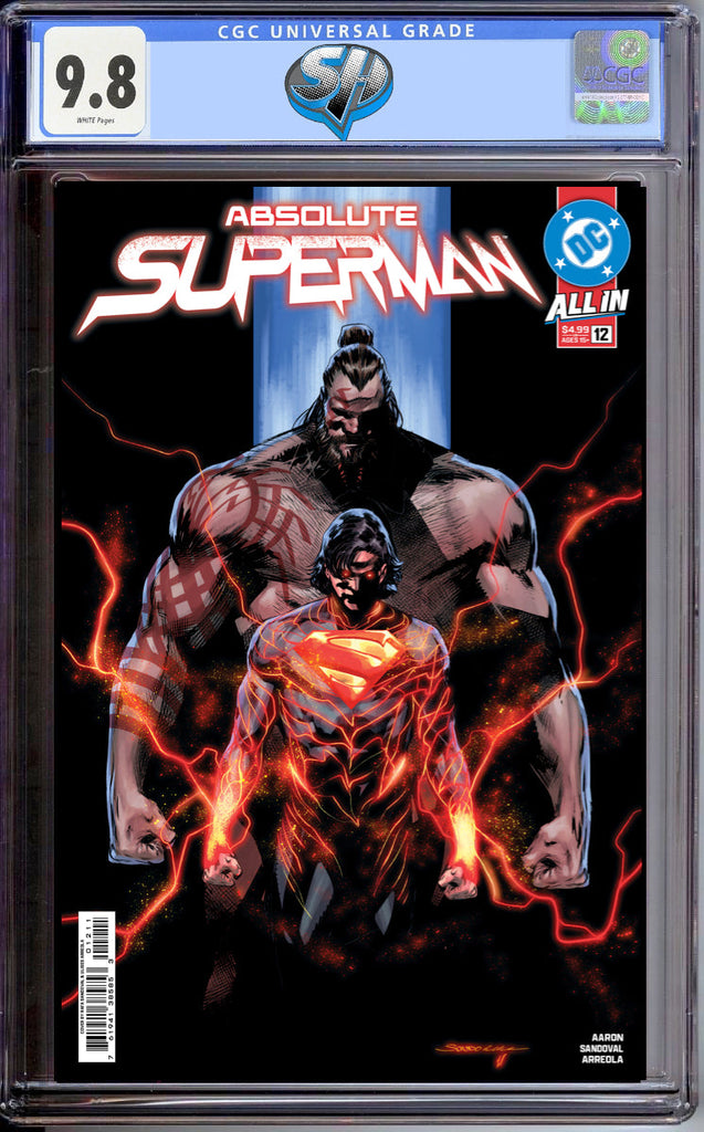 ABSOLUTE SUPERMAN 12 COVER A SANDOVAL CGC 9.8 Pre-Sale
