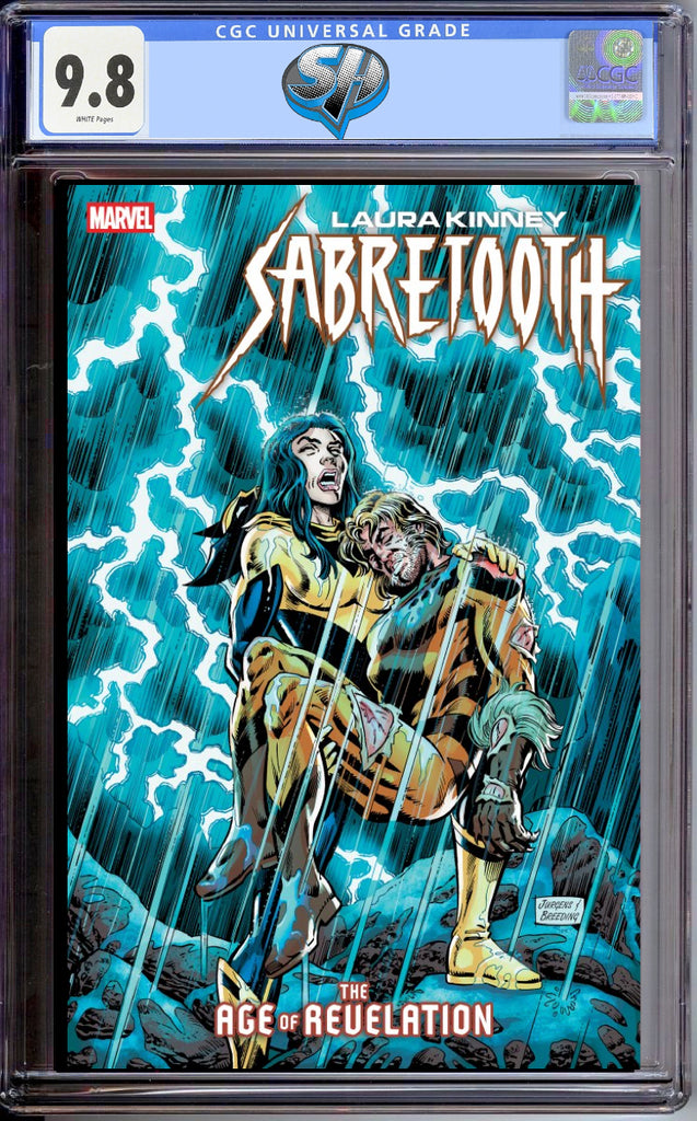 LAURA KINNEY SABRETOOTH 1 JURGENS REVELATION VARIANT CGC 9.8 Pre-Sale