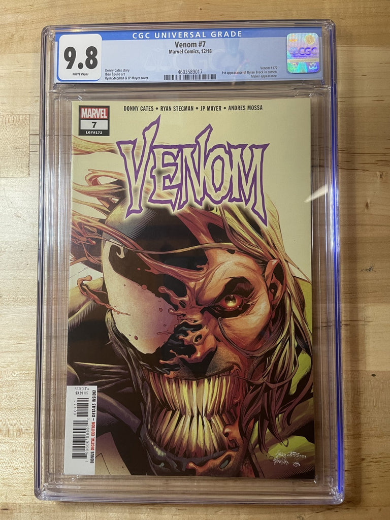 VENOM 7 COVER A RYAN STEGMAN CGC 9.8 Marvel Comics