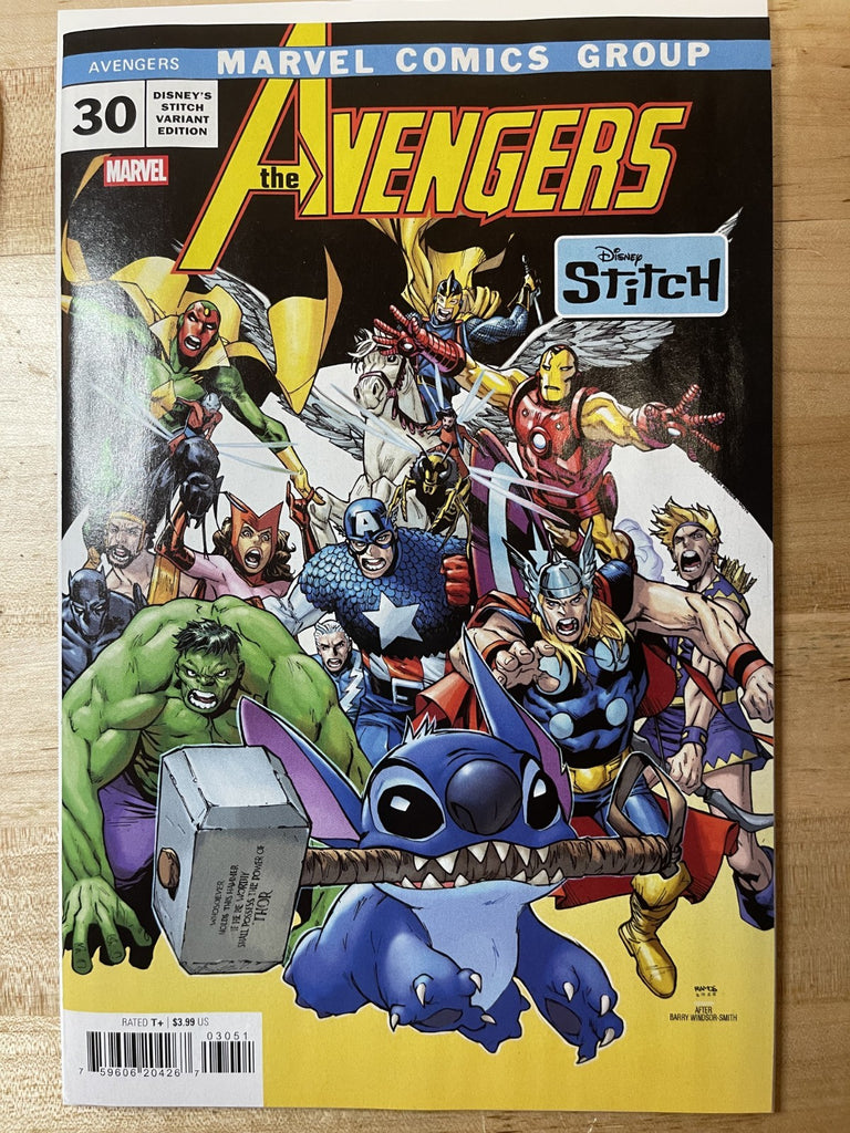 AVENGERS 30 HUMBERTO RAMOS STITCH VARIANT MARVEL COMICS 2025