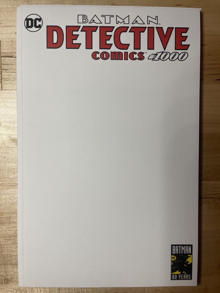 DC COMICS DETECTIVE COMICS 1000 BLANK SKETCH VARIANT COVER DC COMICS 2019