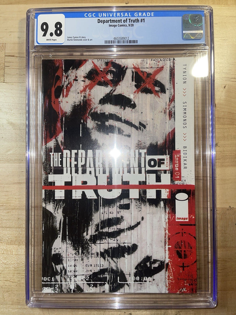 DEPARTMENT OF TRUTH 1 COVER A SIMMONDS CGC 9.8 IMAGE COMICS 2020