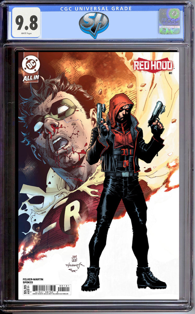 RED HOOD 1 COVER B JIM LEE CGC 9.8 Pre-Sale