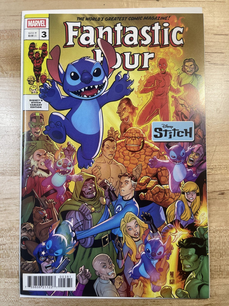 FANTASTIC FOUR 3 SU STICH VARIANT MARVEL COMICS 2025