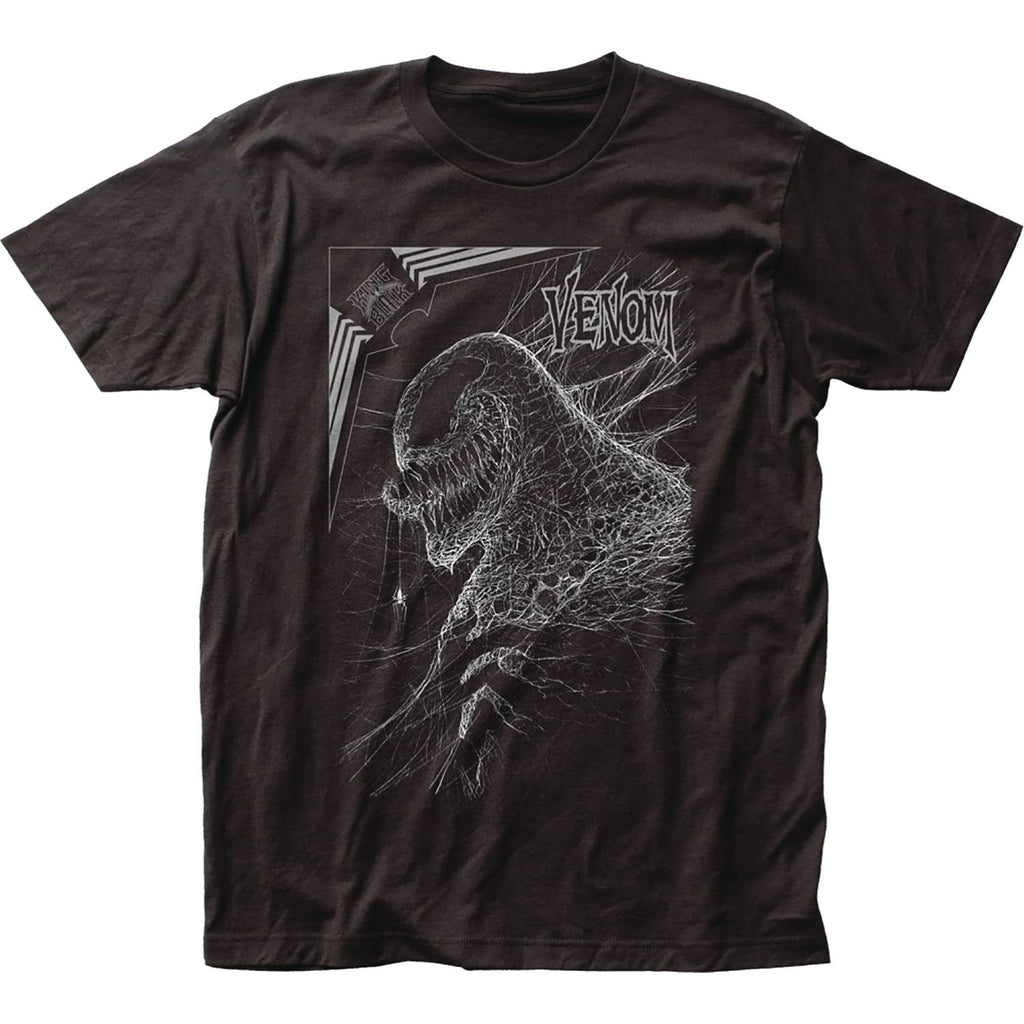 VENOM WEBHEAD PX BLACK T-SHIRT  SIZE-L