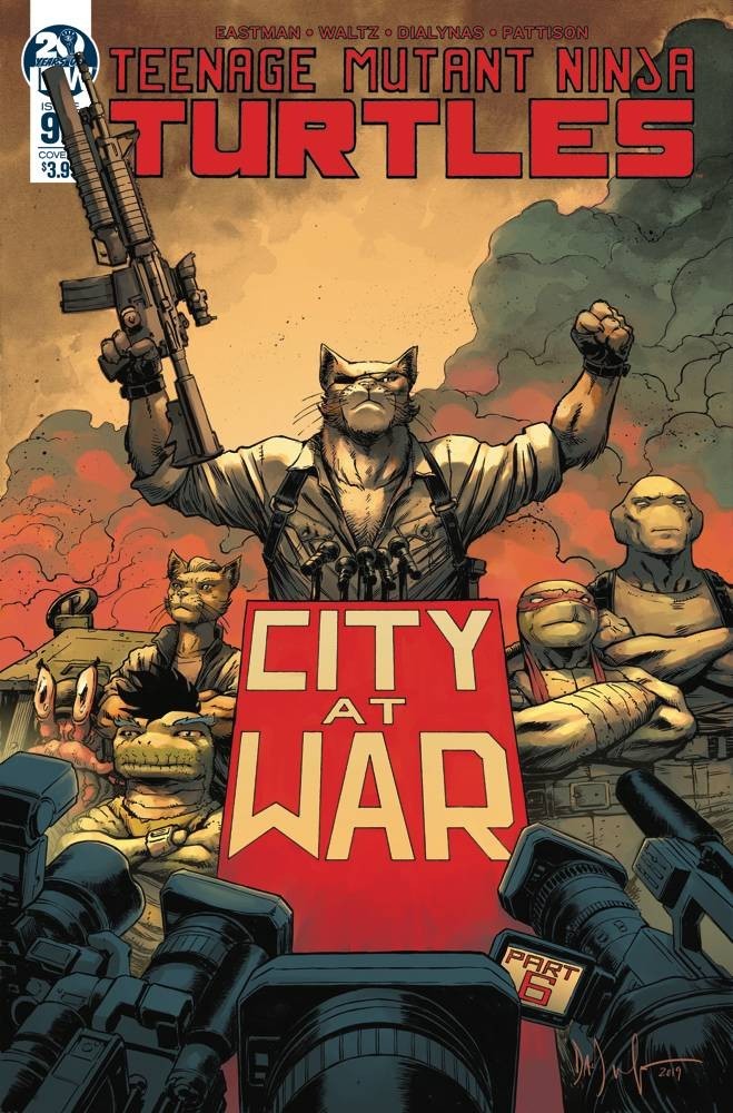 TEENAGE MUTANT NINJA TURTLES 98 COVER A DAVE WACHTER ORGINAL COVER ART IDW 2019