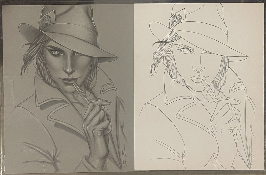 LOIS LANE #1 JENNY FRISON ORIGINAL COMIC BOOK COVER ART DC COMICS 2019